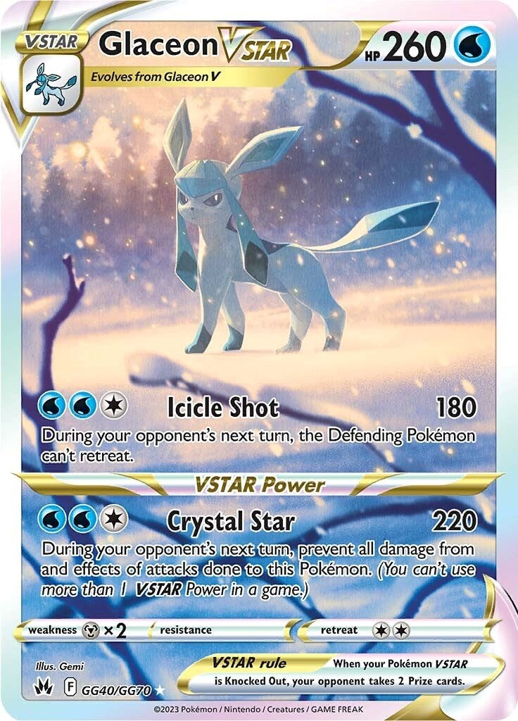 Glaceon VSTAR (GG40/GG70) [Sword & Shield: Crown Zenith] | Chromatic Games