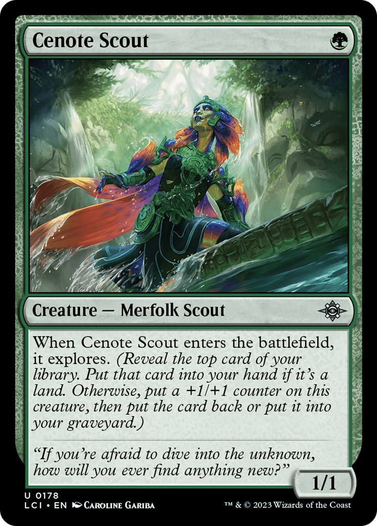 Cenote Scout [The Lost Caverns of Ixalan] | Chromatic Games