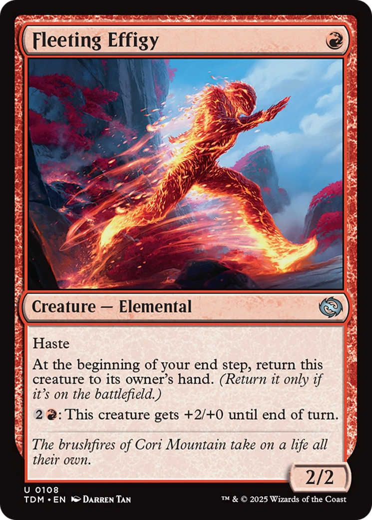 Fleeting Effigy [Tarkir: Dragonstorm] | Chromatic Games