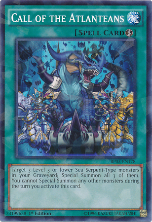 Call of the Atlanteans [BP03-EN178] Shatterfoil Rare | Chromatic Games