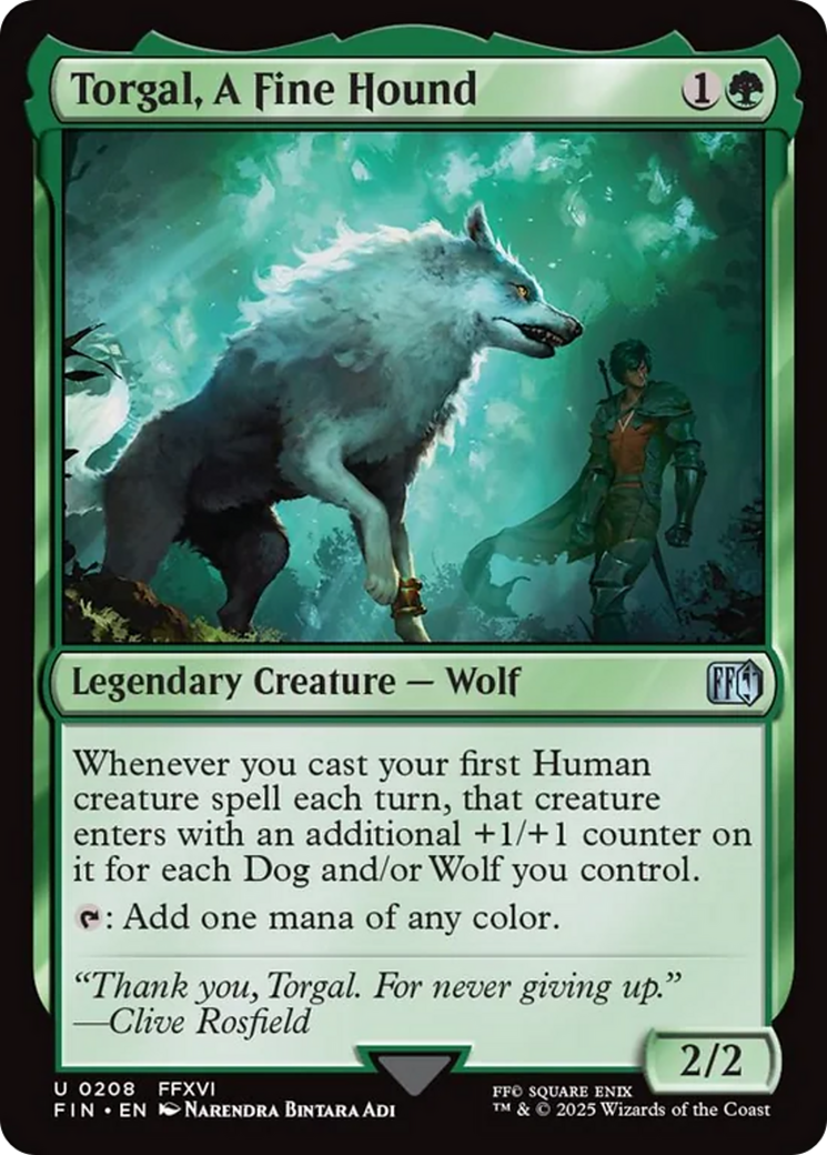 Torgal, A Fine Hound [FINAL FANTASY] | Chromatic Games