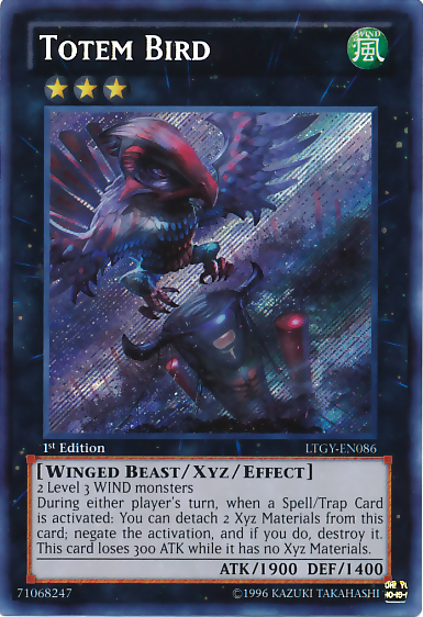 Totem Bird [LTGY-EN086] Secret Rare | Chromatic Games