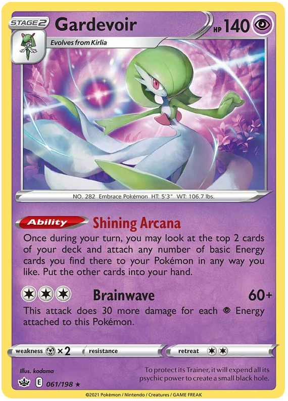 Gardevoir (061/198) (Theme Deck Exclusive) [Sword & Shield: Chilling Reign] | Chromatic Games