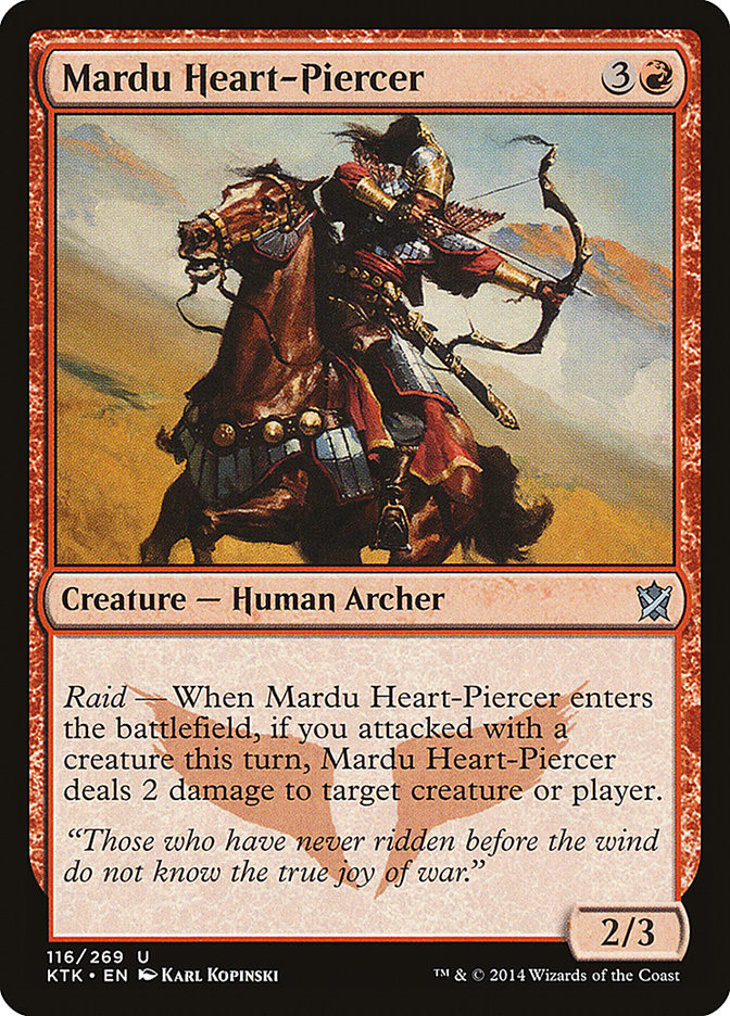 Mardu Heart-Piercer 116/269 (Khans of Tarkir)  | Chromatic Games