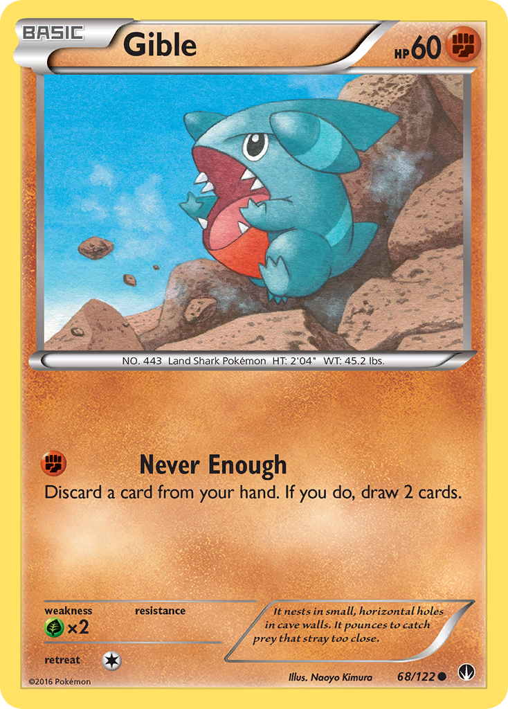 Gible (68/122) [XY: BREAKpoint] | Chromatic Games