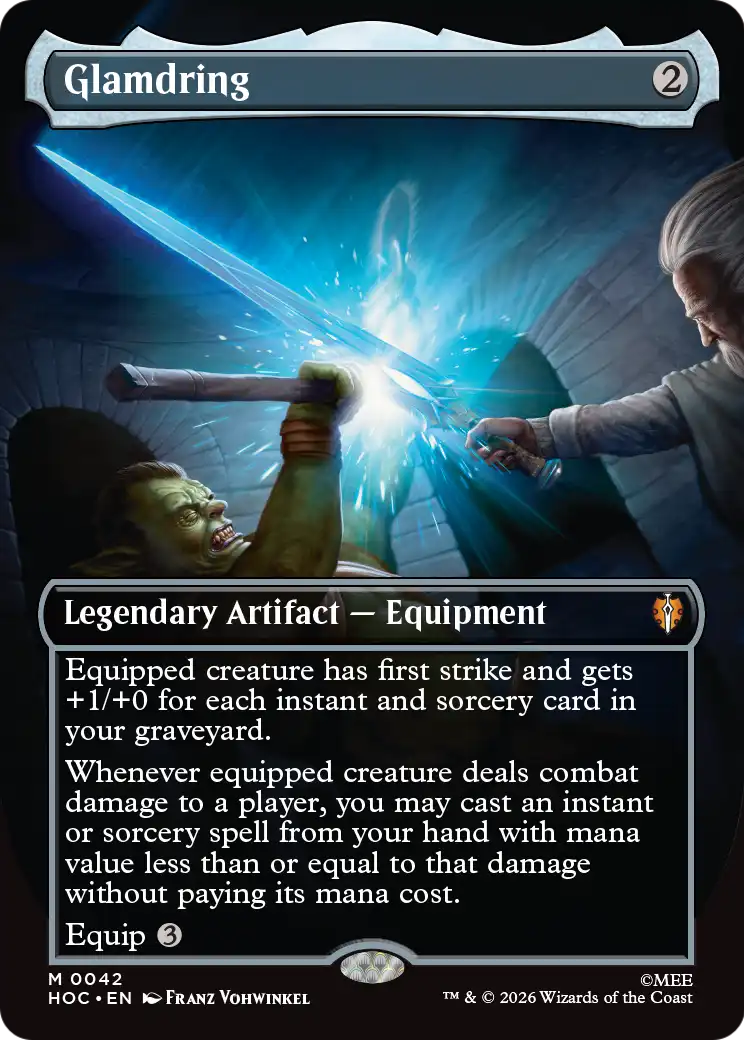 Glamdring (Borderless) [The Hobbit: Eternal-Legal] | Chromatic Games