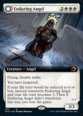 Enduring Angel // Angelic Enforcer (Extended Art) [Innistrad: Midnight Hunt] | Chromatic Games
