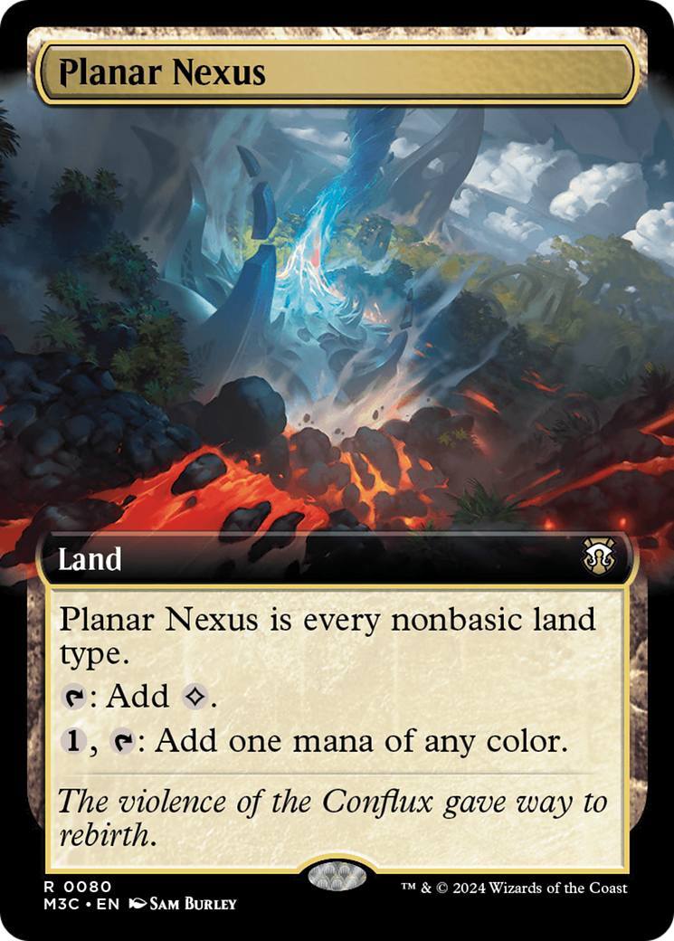 Planar Nexus (Extended Art) (Ripple Foil) [Modern Horizons 3 Commander] | Chromatic Games