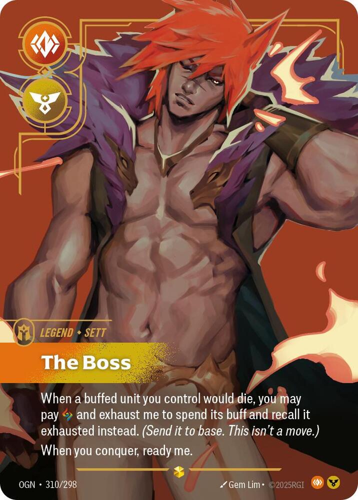 Sett - The Boss 310/298 (Origins)  - Foil | Chromatic Games