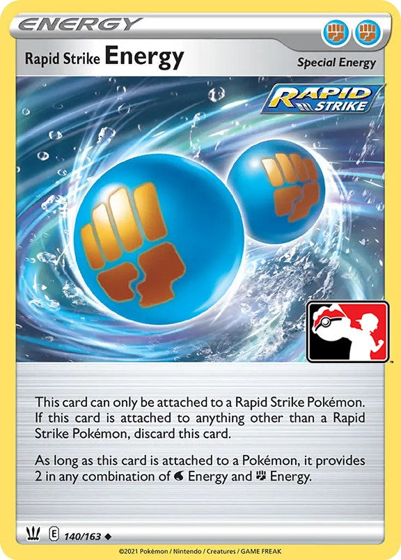 Rapid Strike Energy (140/163) [Prize Pack Series Two] | Chromatic Games