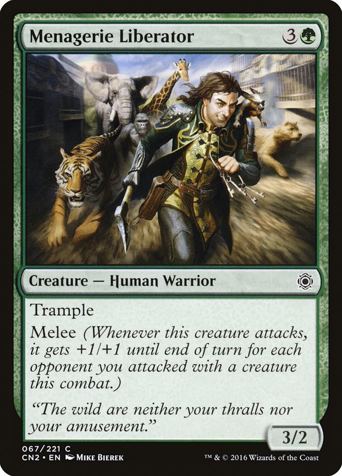 Menagerie Liberator 67/221 (Conspiracy: Take the Crown)  | Chromatic Games