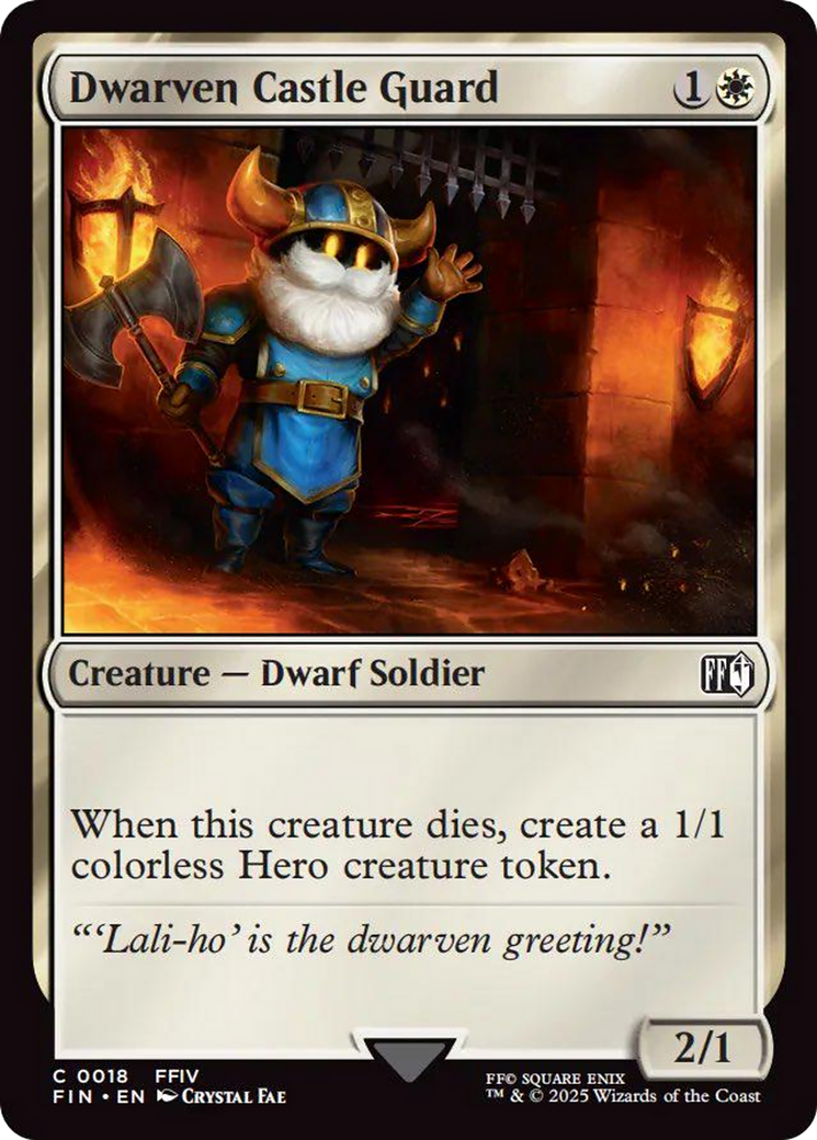 Dwarven Castle Guard [FINAL FANTASY] | Chromatic Games