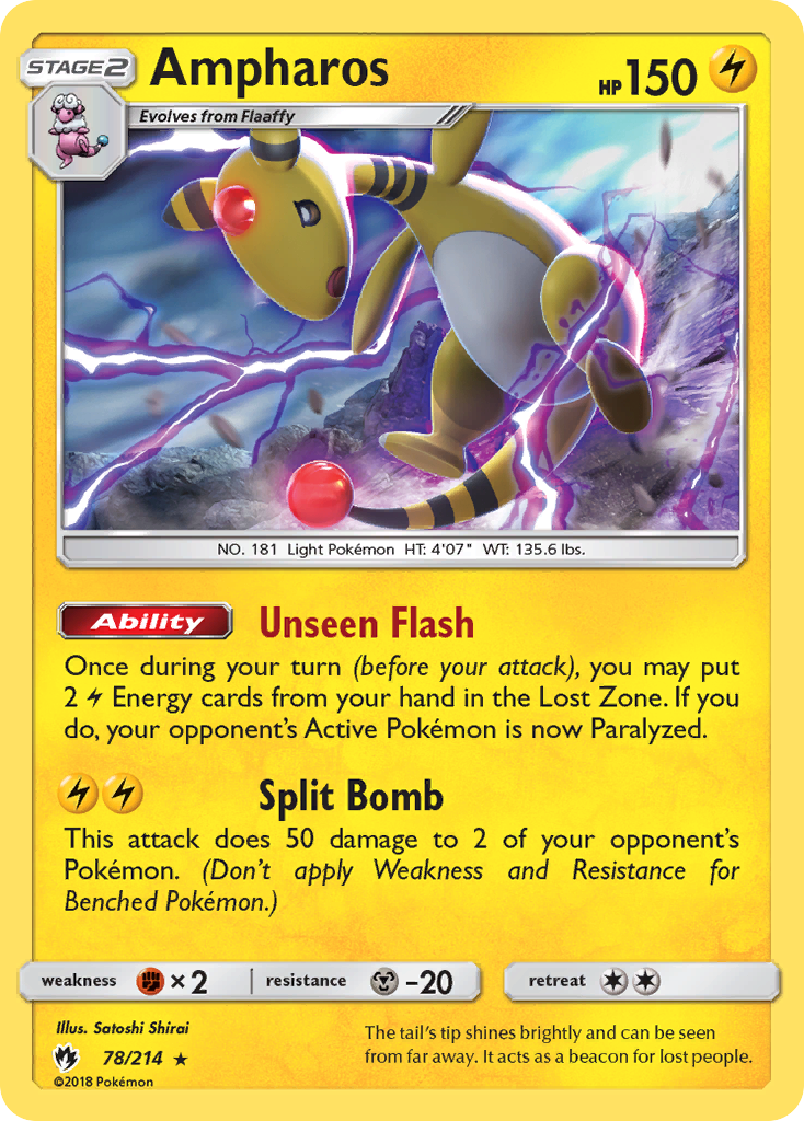 Ampharos (78/214) [Sun & Moon: Lost Thunder] | Chromatic Games