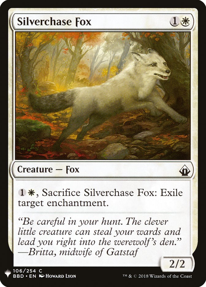 Silverchase Fox [Mystery Booster] | Chromatic Games