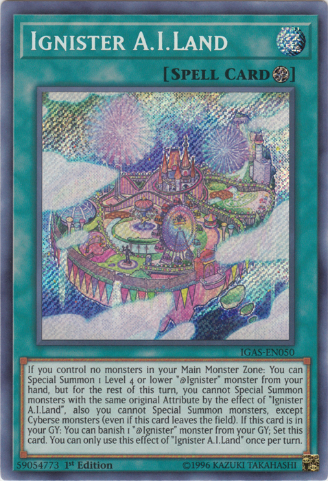 Ignister A.I.Land [IGAS-EN050] Secret Rare | Chromatic Games