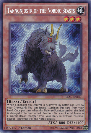 Tanngnjostr of the Nordic Beasts [LC5D-EN180] Secret Rare | Chromatic Games
