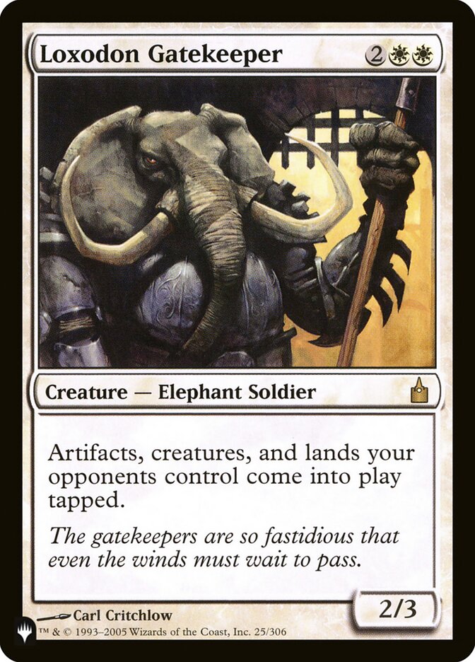 Loxodon Gatekeeper [The List] | Chromatic Games