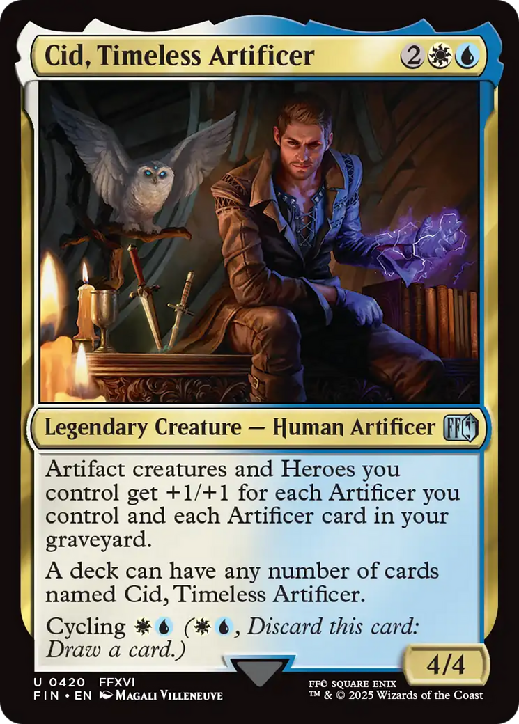Cid, Timeless Artificer (0420) [FINAL FANTASY] | Chromatic Games