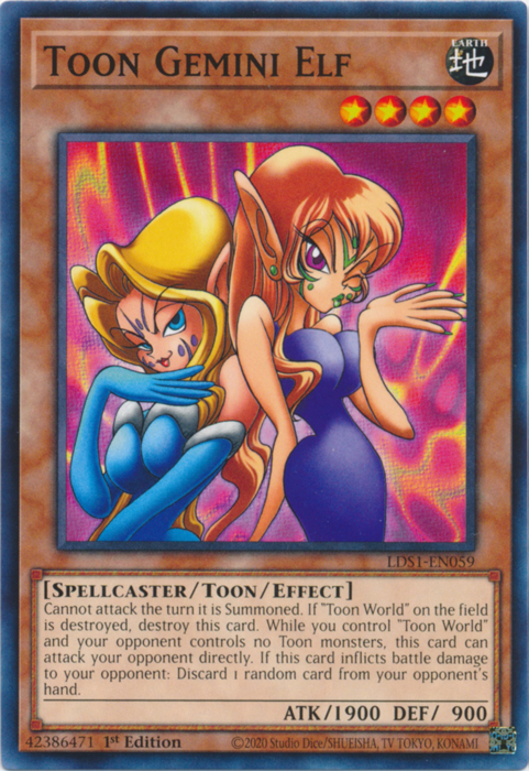 Toon Gemini Elf [LDS1-EN059] Common | Chromatic Games