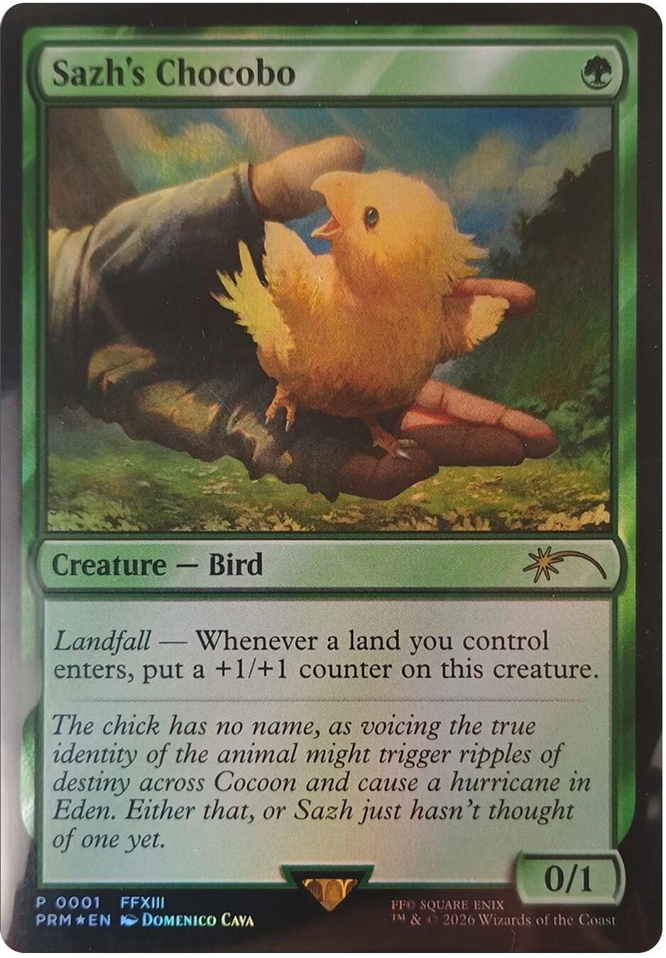 Sazh's Chocobo [FINAL FANTASY Promos] | Chromatic Games