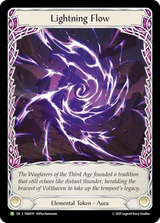 Lightning Flow [FAB470] (Promo)  Rainbow Foil | Chromatic Games