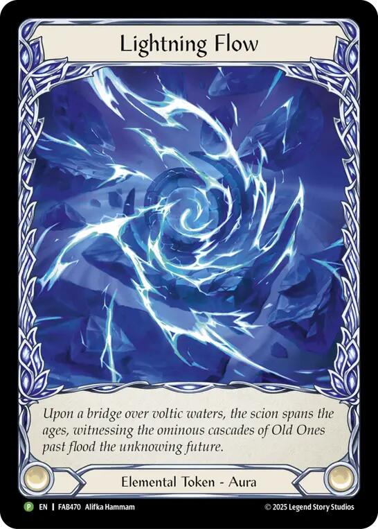 Lightning Flow (C) [FAB470] (Promo)  Rainbow Foil | Chromatic Games