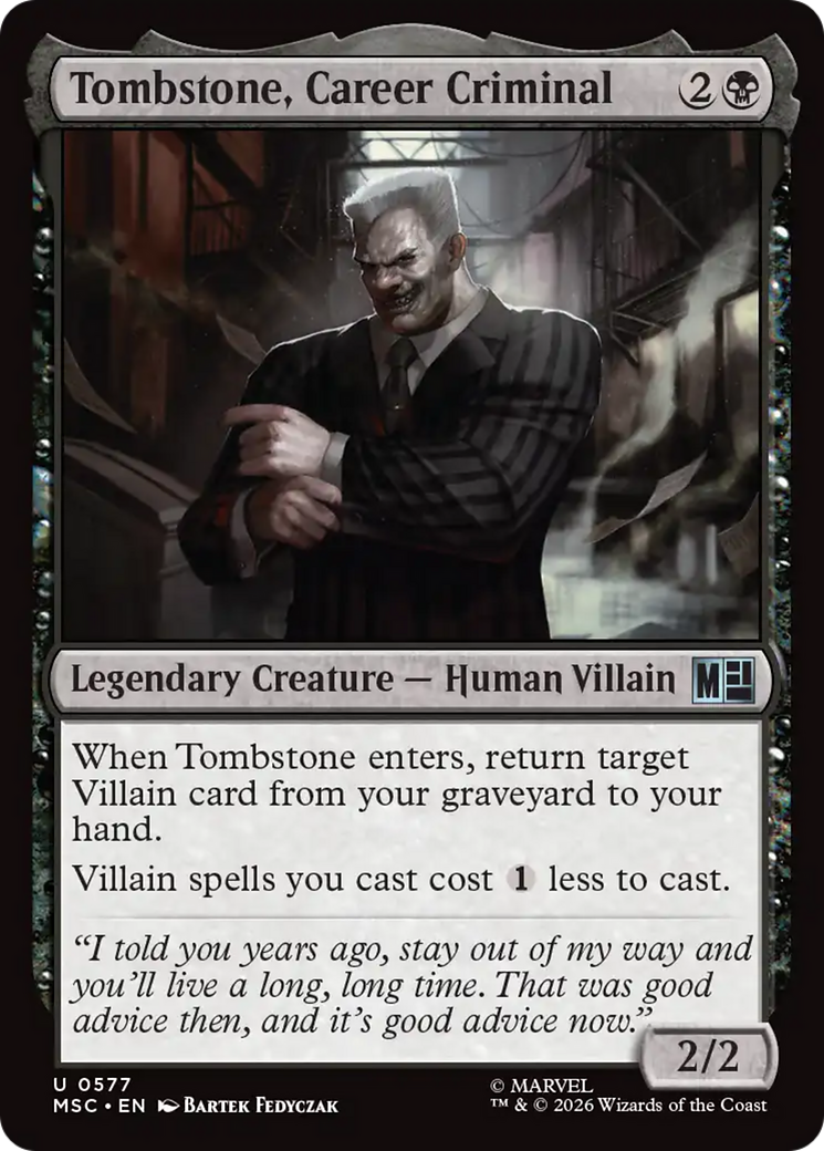 Tombstone, Career Criminal [Marvel Super Heroes Commander] | Chromatic Games