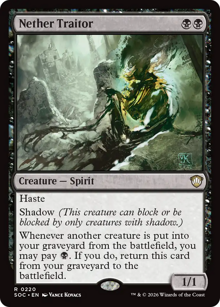Nether Traitor [Secrets of Strixhaven Commander] | Chromatic Games