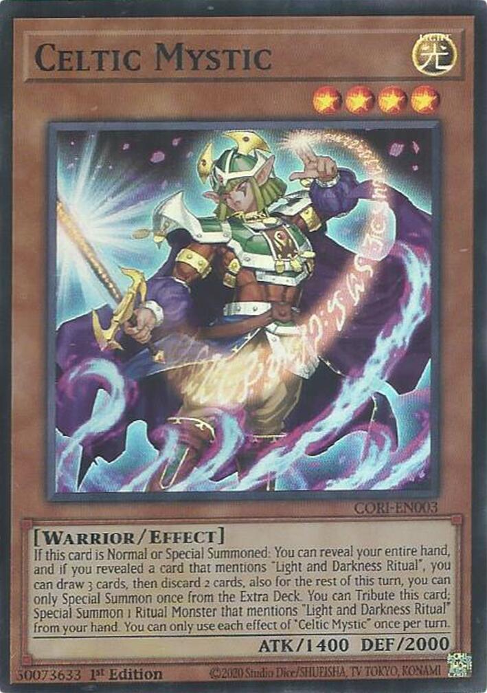 Celtic Mystic [CORI-EN003] Super Rare | Chromatic Games
