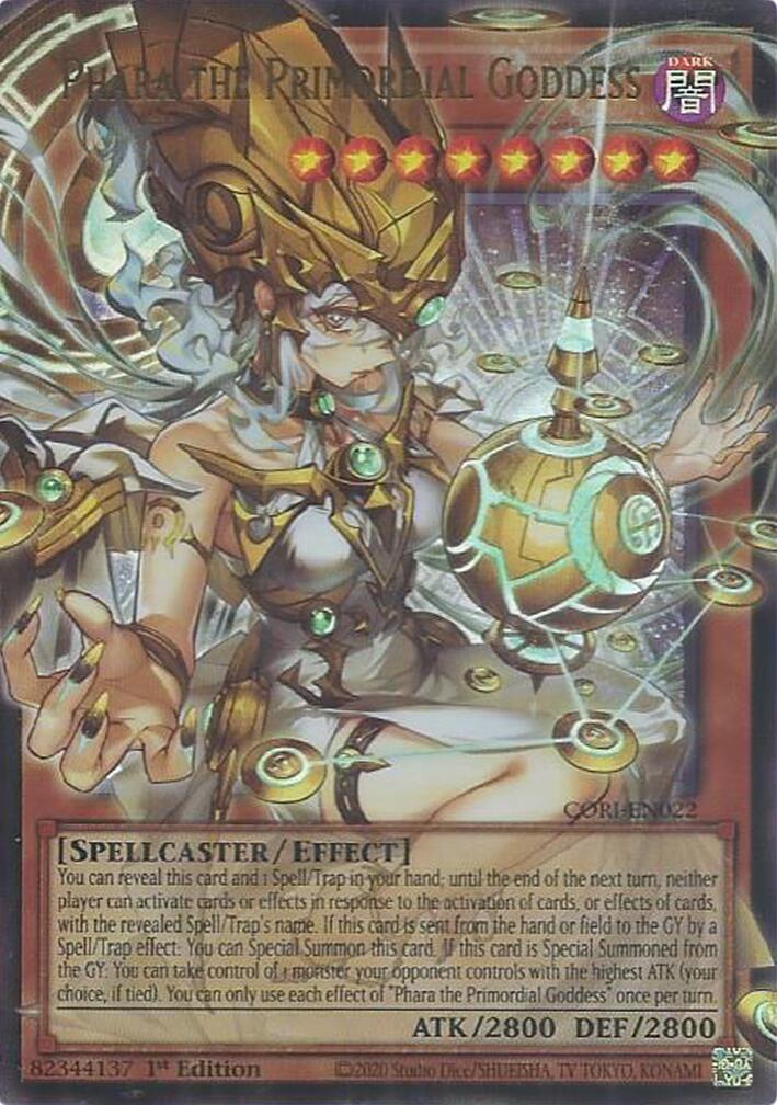 Phara the Primordial Goddess (Extended Art) [CORI-EN022] Ultra Rare | Chromatic Games
