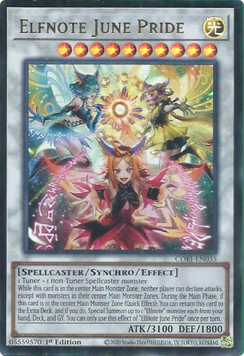 Elfnote June Pride [CORI-EN035] Ultra Rare | Chromatic Games