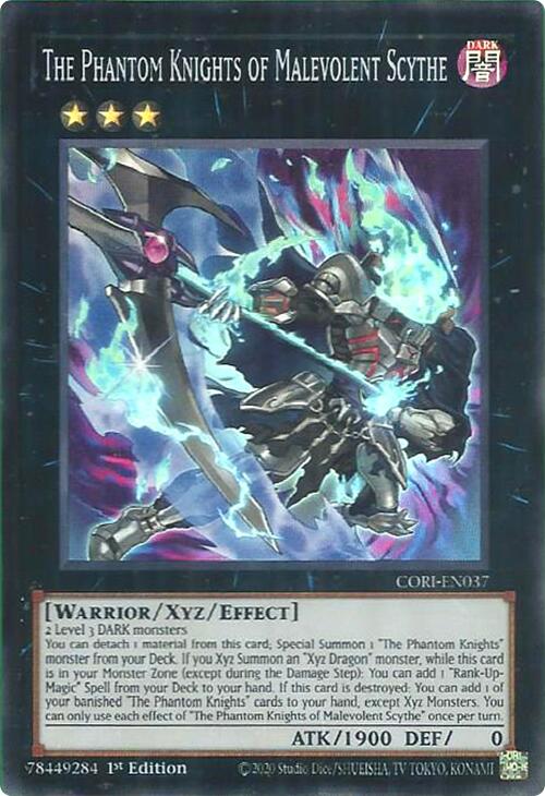 The Phantom Knights of Malevolent Scythe [CORI-EN037] Super Rare | Chromatic Games