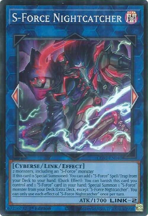 S-Force Nightcatcher [CORI-EN040] Super Rare | Chromatic Games