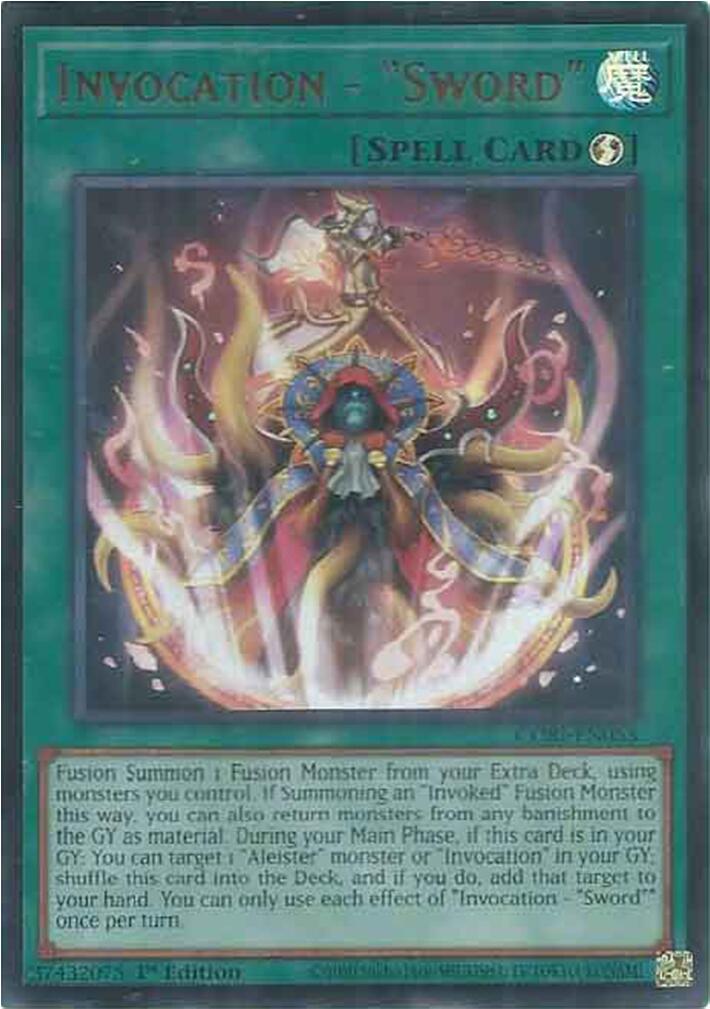 Invocation - "Sword" [CORI-EN053] Ultra Rare | Chromatic Games