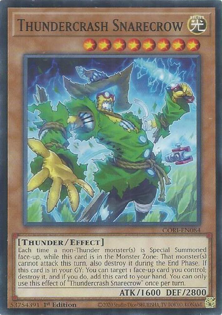 Thundercrash Snarecrow [CORI-EN084] Common | Chromatic Games