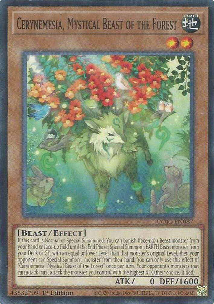 Cerynemesia, Mystical Beast of the Forest [CORI-EN087] Common | Chromatic Games