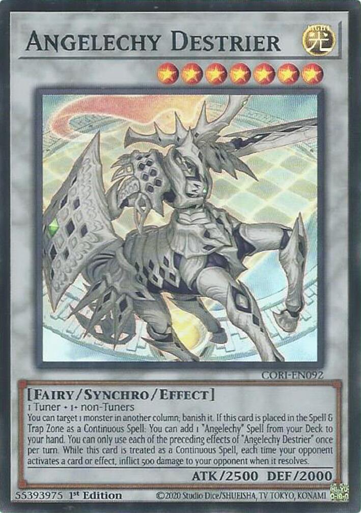 Angelechy Destrier [CORI-EN092] Super Rare | Chromatic Games