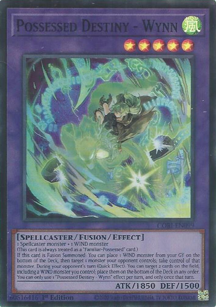Possessed Destiny - Wynn [CORI-EN099] Super Rare | Chromatic Games