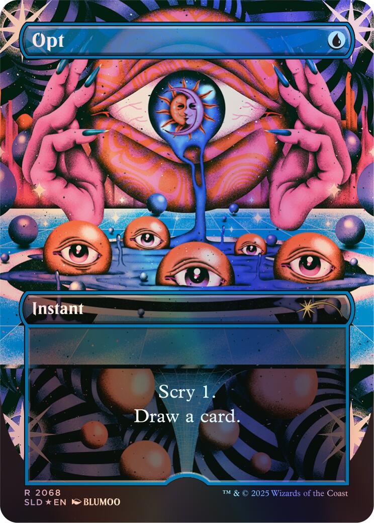 Opt (2068) (Rainbow Foil) [Secret Lair Drop Series] | Chromatic Games