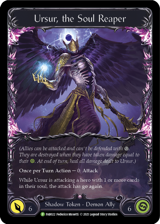 Ursur, the Soul Reaper [FAB022] (Promo)  Cold Foil | Chromatic Games