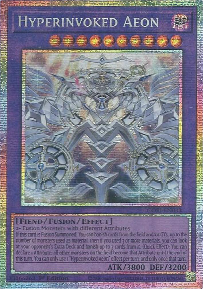 Hyperinvoked Aeon (Starlight Rare) [CORI-EN033] Starlight Rare | Chromatic Games