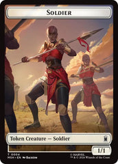 Soldier // Clue Double-Sided Token [Marvel Super Heroes Tokens] | Chromatic Games