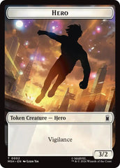 Hero // Robot Villain Double-Sided Token [Marvel Super Heroes Tokens] | Chromatic Games