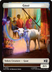 Goat // Soldier Double-Sided Token (Surge Foil) [Marvel Super Heroes Commander Tokens] | Chromatic Games