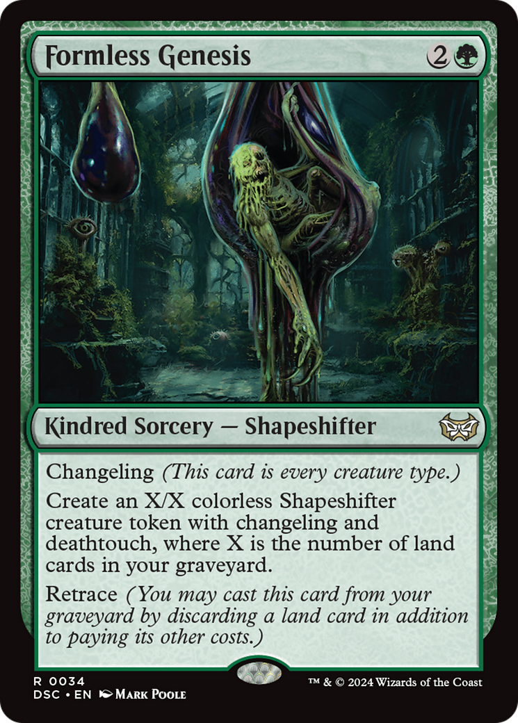 Formless Genesis [Duskmourn: House of Horror Commander] | Chromatic Games