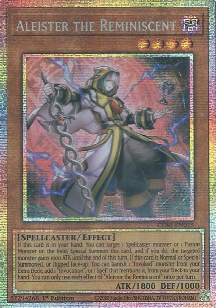 Aleister the Reminiscent (Starlight Rare) [CORI-EN015] Starlight Rare | Chromatic Games