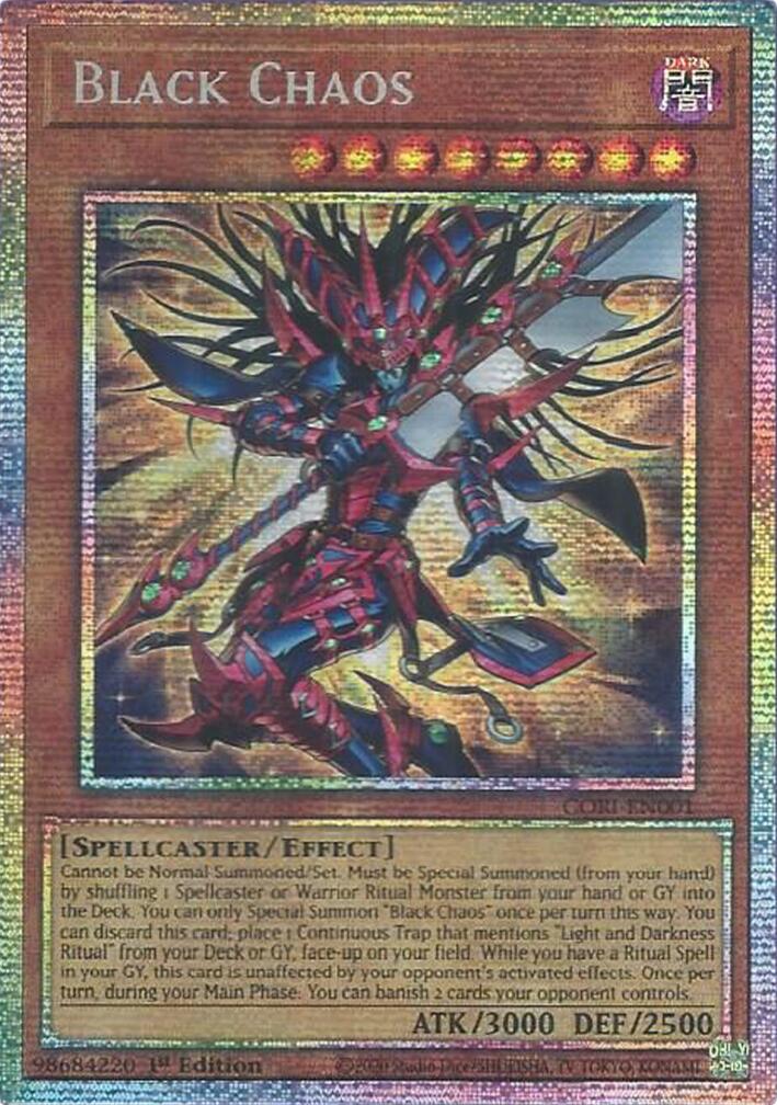 Black Chaos (Starlight Rare) [CORI-EN001] Starlight Rare | Chromatic Games