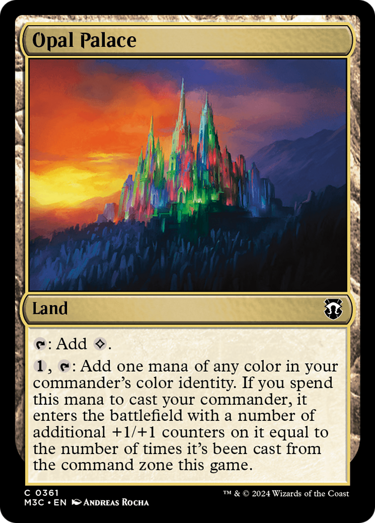 Opal Palace (Ripple Foil) [Modern Horizons 3 Commander] | Chromatic Games