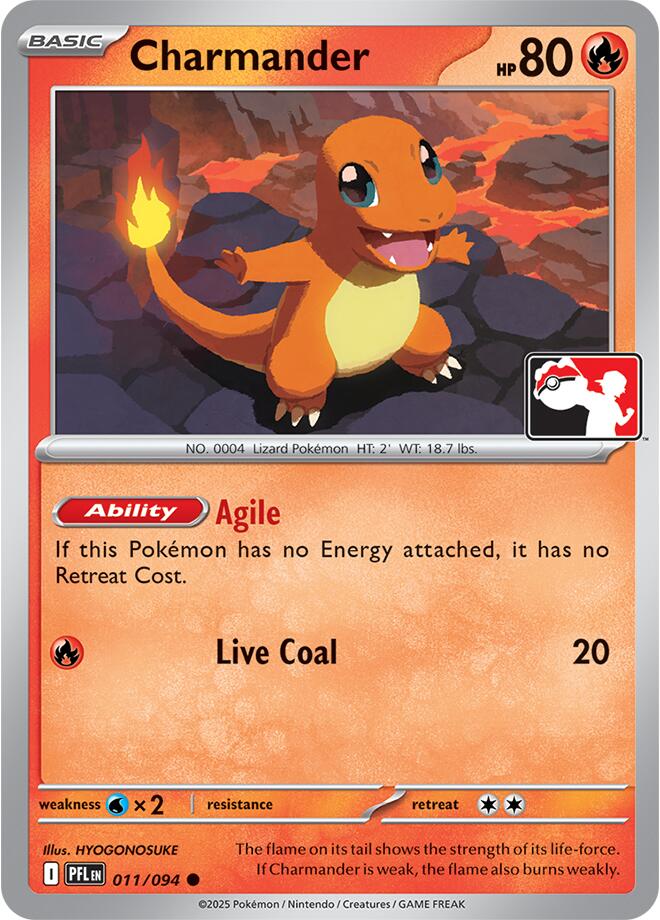 Charmander (011/094) [Prize Pack Series Nine] | Chromatic Games