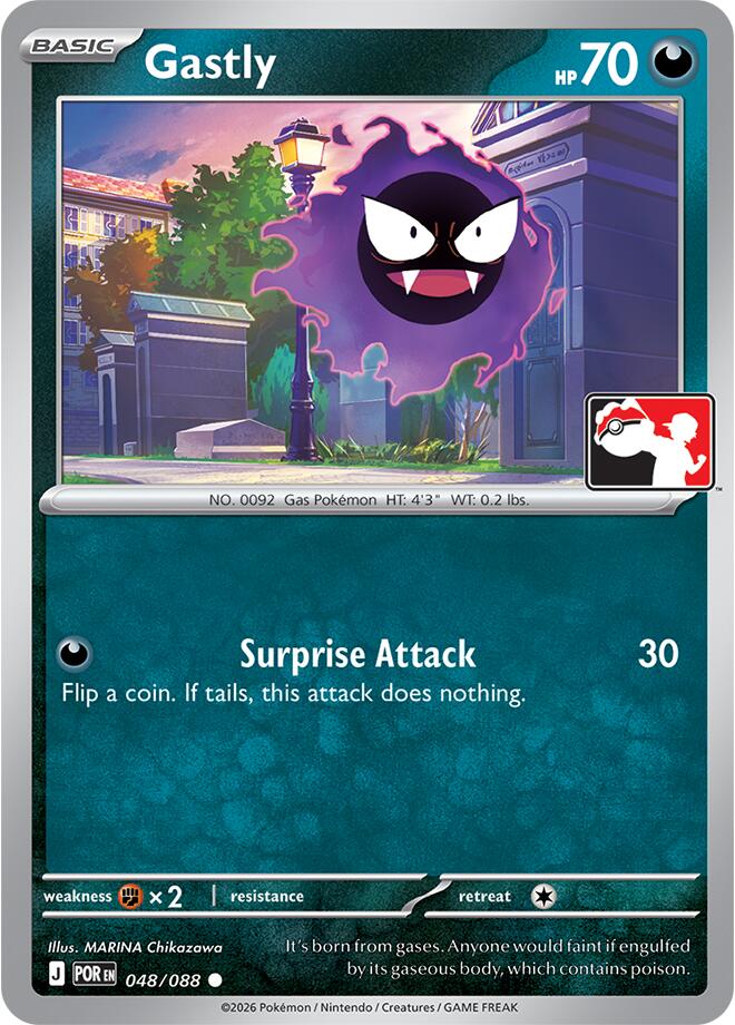 Gastly (048/088) [Prize Pack Series Nine] | Chromatic Games